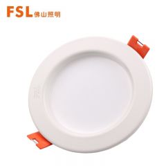 佛山照明（FSL）筒灯LED玄关防雾灯吊顶天花灯5W2.5寸 白光6500K全白