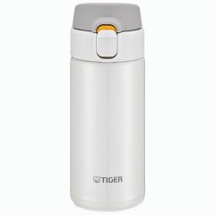 虎牌（TIGER） 轻量不锈钢真空杯迷你超轻保温杯MMY-A36C 珠光白WP 360ML