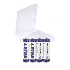雷摄（LEISE）5号2700mAh*4 高容量镍氢充电电池 5号/五号/AA/2700毫安(4节)电池盒装 适用:麦克风/玩具/鼠标(不含充电器)