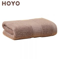 HOYO 1540新疆长绒棉毛巾纯棉柔软吸水速干臻品长绒棉精装牛皮纸单条毛巾深咖