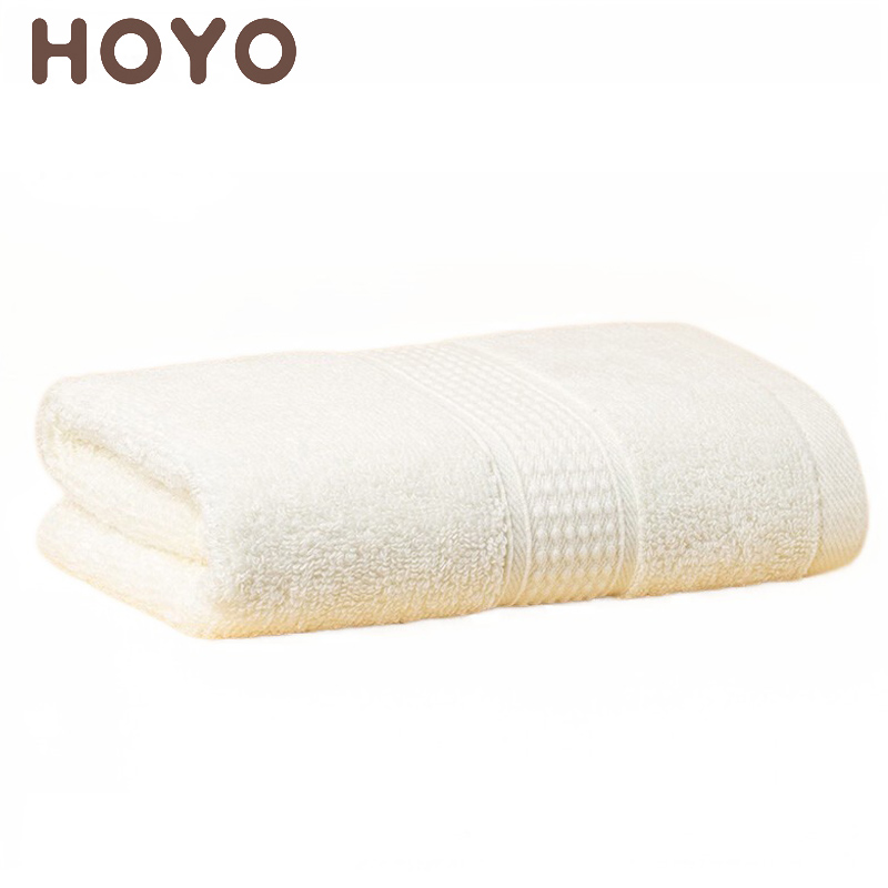 HOYO 新疆长绒棉毛巾国标A类成年男女毛巾纯棉柔软吸水速干毛巾1538纯白