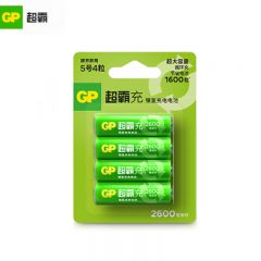 超霸 5号2600毫安时充电电池镍氢充电池（适用于儿童四驱车玩具数码相机麦克风话筒高耗能产品设备）4粒
