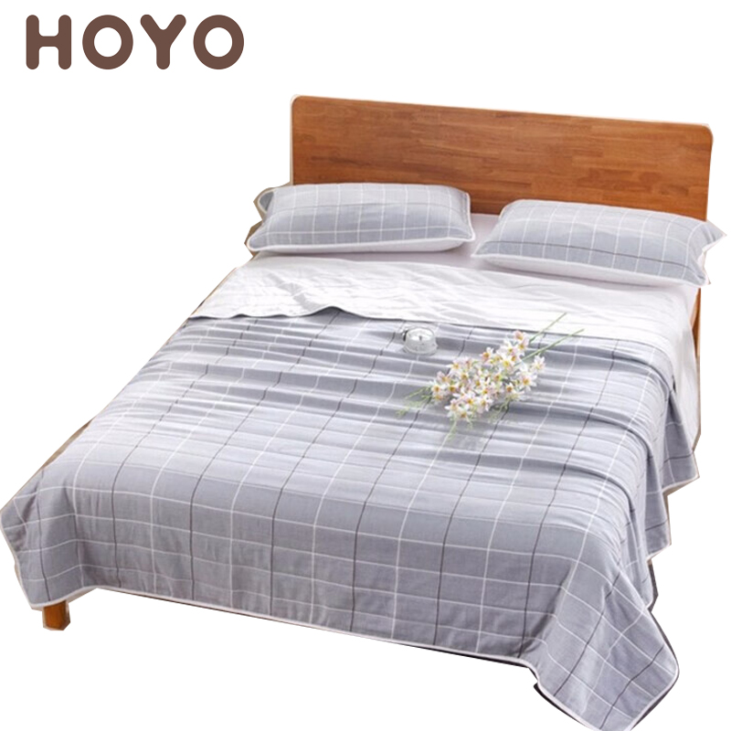 HOYO 5510索菲格牛皮纸礼盒多功能毯（1.5*2m）灰