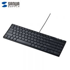 山业（SANWA SUPPLY）USB有线键盘笔记本键盘办公键盘商务办公全尺寸键盘SKB-E2U 黑色