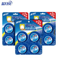 蓝月亮 松木香型Q厕宝50g（4块装）×3保洁抗污辟味除臭