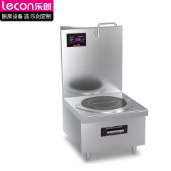 乐创（lecon） 商用电磁单头矮汤灶 15KW大功率酒店饭堂企业电磁灶 380V LC-J-P15G