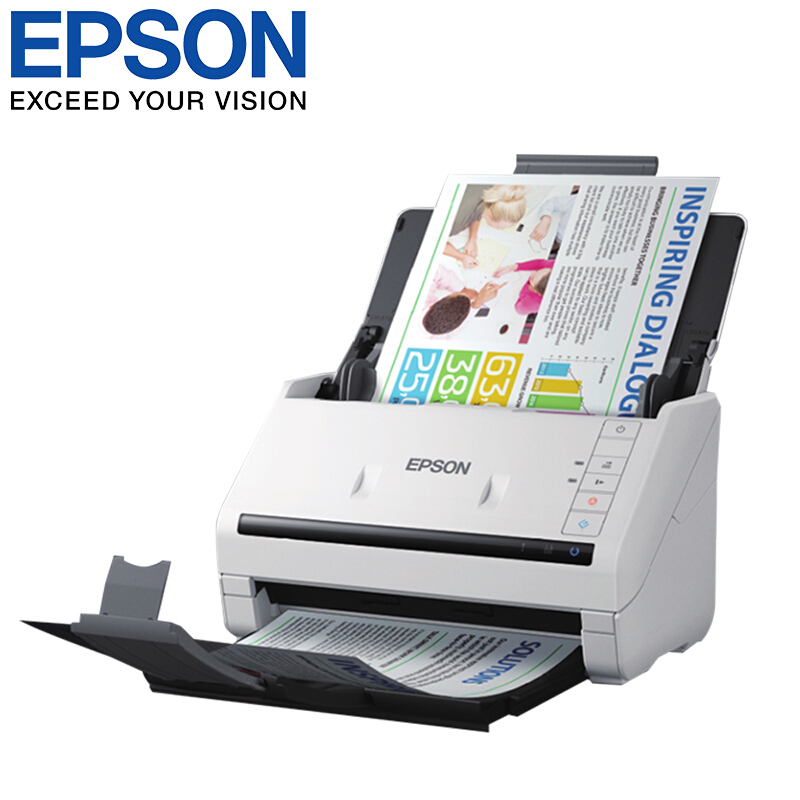 爱普生（EPSON） A4馈纸式高速彩色扫描仪DS-530II