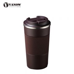 Vanow 陶瓷内胆咖啡杯保温杯便携学生女随行水杯子VO-COF-B3-C提摩咖500ml