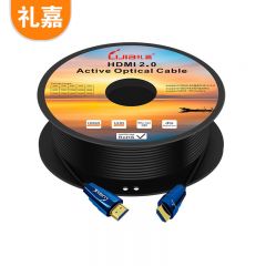 礼嘉（LIJIA） GC-HD80光纤HDMI线2.0版80米 4K高清线60Hz发烧工程级 笔记本电脑PS4机顶盒连接电视投影仪数据连接线