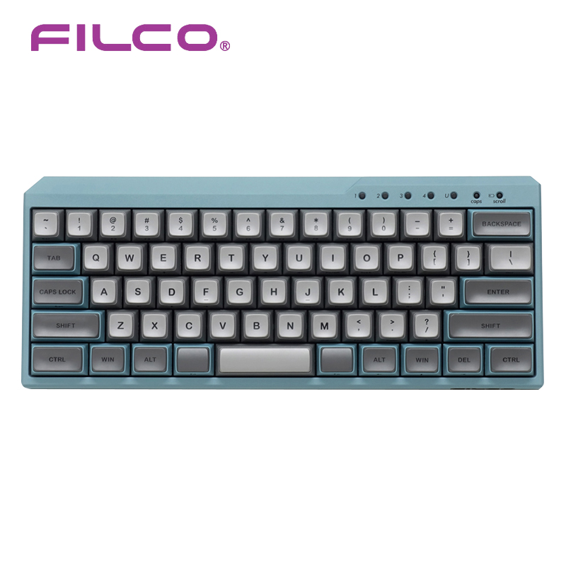 斐尔可（FILCO） MINILA-R 青轴迷你啦机械键盘办公键盘 双模键晨曦绿 青轴