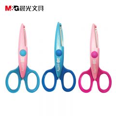晨光（M&G） FSS91301 135mm儿童剪刀 学生卡通花边手工剪纸刀剪子 米菲系列小剪刀 单把装颜色随机