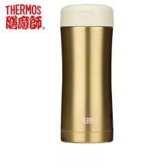 膳魔师（THERMOS） JCG-400保温杯不锈钢真空水杯400ML商务定制便携茶杯土豪金色(GL)