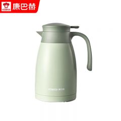 康巴赫（KBH） 小红点保温壶304不锈钢内胆容量真空长效保温热水壶 灰豆绿【1.5L容量】KH-H15B02