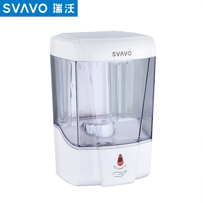 瑞沃 壁挂式感应皂液器-滴液款 600ml V-410 白色 台