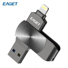 忆捷（EAGET） i66Plus 64G苹果U盘 USB3.0 Lightning接口手机电脑两用优盘