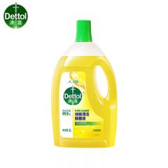 滴露（Dettol） 地板清洁除菌液柠檬2L扫地机器人可用