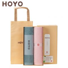 HOYO JP8048芦荟毛巾两件套湛蓝浅粉