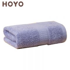 HOYO 1544新疆长绒棉毛巾纯棉柔软吸水速干臻品长绒棉精装牛皮纸单条毛巾紫
