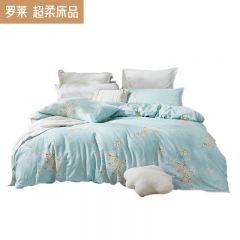 罗莱（LUOLAI） TGAD0195-4床品套装床上四件套清风如雅200*230cm