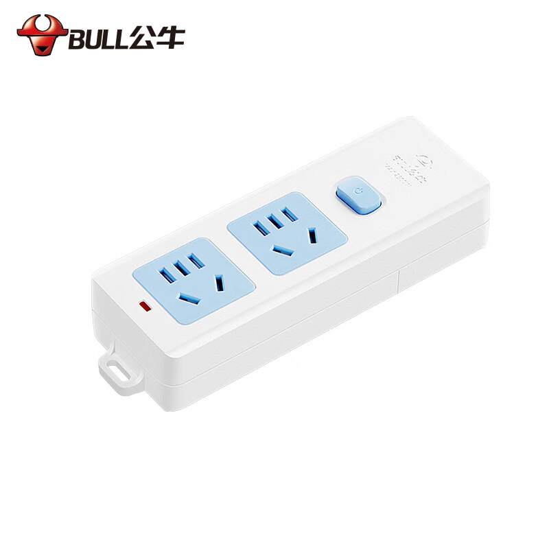 公牛（BULL） 新国标无线插座 GN-412KC无线袋装延长线插座2位总控排插/拖线板/电源接线板（3756）