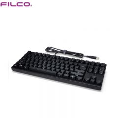 斐尔可（FILCO） 87键忍者圣手二代机械键盘 侧刻有线cherry樱桃轴游戏键盘办公键盘电脑键盘 黑色 红轴