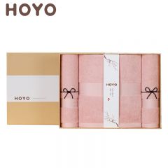 HOYO JP8046精梳丝光棉毛浴三件套樱若