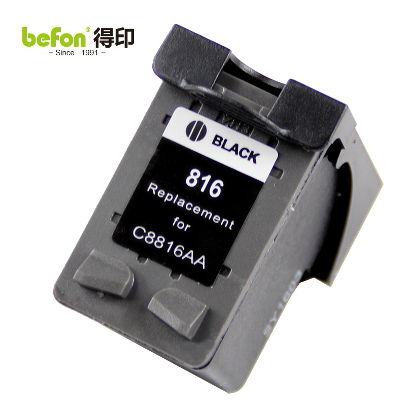 得印（befon） 816墨盒黑色适用惠普HP1218/F2288/2360/2368/D2468/3358/3658/3668/4308/5168/7268喷墨打印机