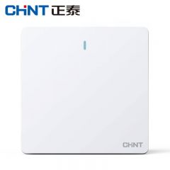 正泰 开关墙壁面板室用86型面板一联单控开关NEW6C白色