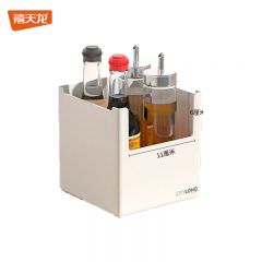 禧天龙 书本零食文具直角收纳盒2.5L