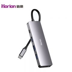 皓丽 HDA-1C9 Typc扩展坞USB-C转HDMI转接头千兆网口拓展坞Mac苹果笔记本转换器适用3.0分线器PD充电九合