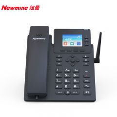 纽曼（Newmine）C266(01)IP电话插卡三方会议电话双卡网络IP电话/SIP协议电话/支持通讯录4G全网通网络黑色