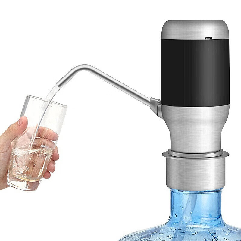 拜杰（Baijie） 桶装水抽水器电动抽水器自动上水器压水器取水器吸水器 无线充电式上水器DCX-002黑色