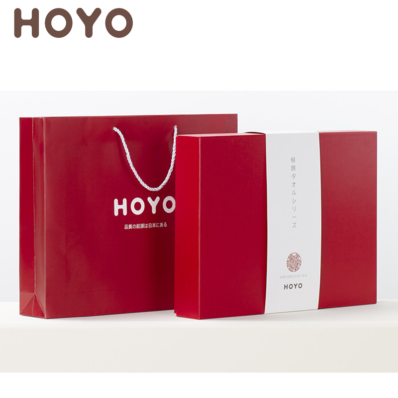HOYO JP8041中国红毛浴3件套