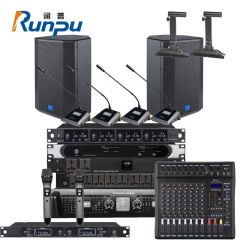 润普（Runpu） RP-KSXT10报告厅音视扩声集成会议解决方案（会议麦克风+音响+调音台+音频处理器+时序移频反馈器）