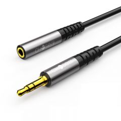 秋叶原  QAD12BKT3 3.5mm音频延长线 公对母耳机连接线 手机电脑笔记本音响车载AUX立体声加长线3米