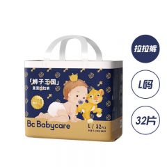 babycare BC200901皇室弱酸尿裤婴儿尿不湿透气拉拉裤L32片1包