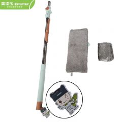 美添乐 夹布平板拖把加大号家用2块布+刮刀干湿两用木地板拖地神器