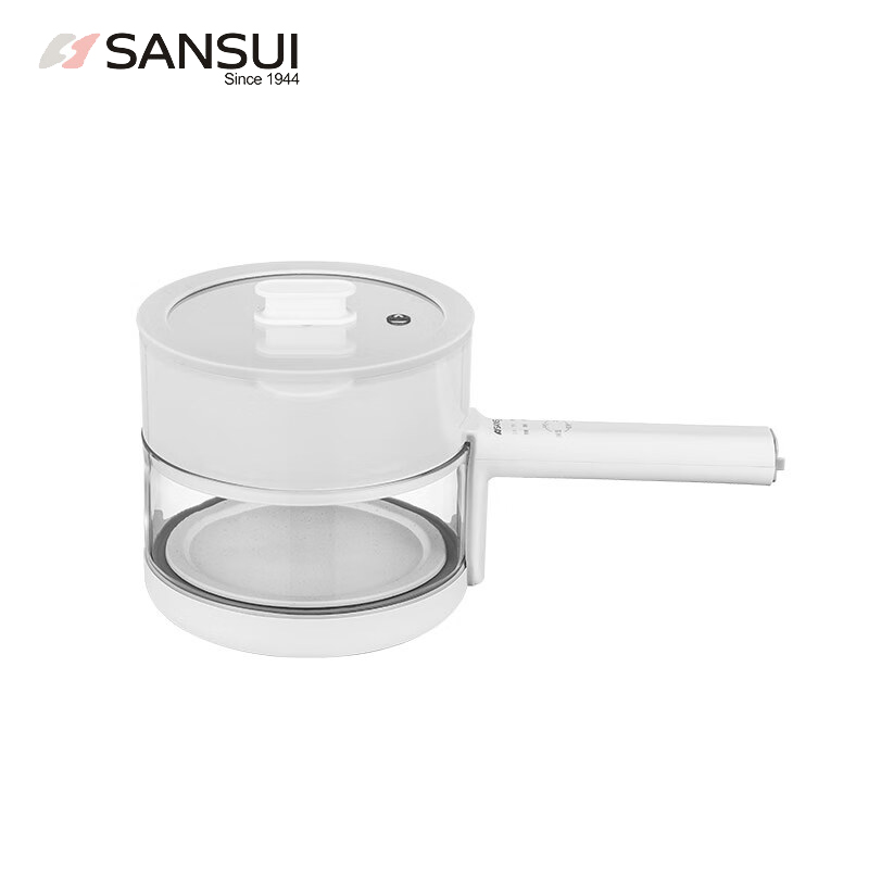 山水（SANSUI） SD-69DY电煮锅小电锅多功能电火锅锅多用途一体锅带蒸笼 1.6L