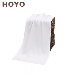 HOYO 新疆长绒棉毛巾国标A类成年男女毛巾纯棉柔软吸水速干毛巾1537纯白