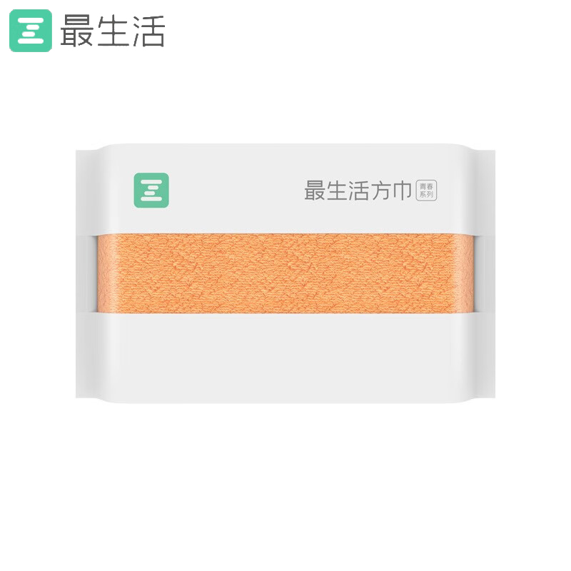 最生活（a-life） A-1162青春系列方巾34*34cm橙色