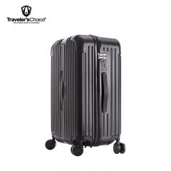 旅选（Traveler'sChoice） TC-LX80188旅选青春运动条纹拉杆箱20寸黑色