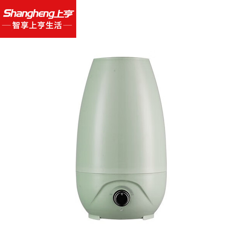 上亨（shangheng） 加湿器大雾大容量小型净化空气低噪香薰喷雾器 绿色【干烧保护+2.6L大容量】SHZH-SHJ001