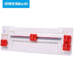 可得优（KW-triO） 多功能裁纸刀直线虚线波浪线压痕滑动裁纸机裁刀裁纸器切纸刀切纸器切纸机 13045白色
