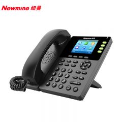 纽曼（Newmine） HL2008TSD-758（R） 录音电话机  IP双千兆POE供电 2.8英寸彩屏录音1120小时 黑色