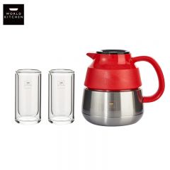 康宁（Corelle Brands） 温显焖茶杯壶三件组WK-WXMC3\/KZ\/JY WORLD KITCHEN温显焖茶杯壶三件组