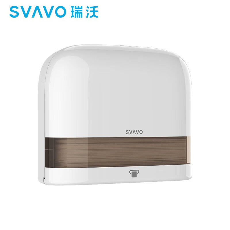 瑞沃 擦手纸盒壁挂式免打孔酒店擦手纸巾盒厨房纸巾盒家用卫生间抽纸盒 ZM-060