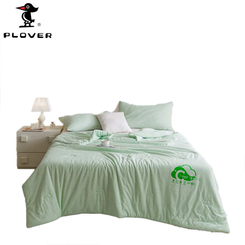 啄木鸟（PLOVER） 华夫格凉感抑菌被-豆绿200*230cm ZMN-XB020