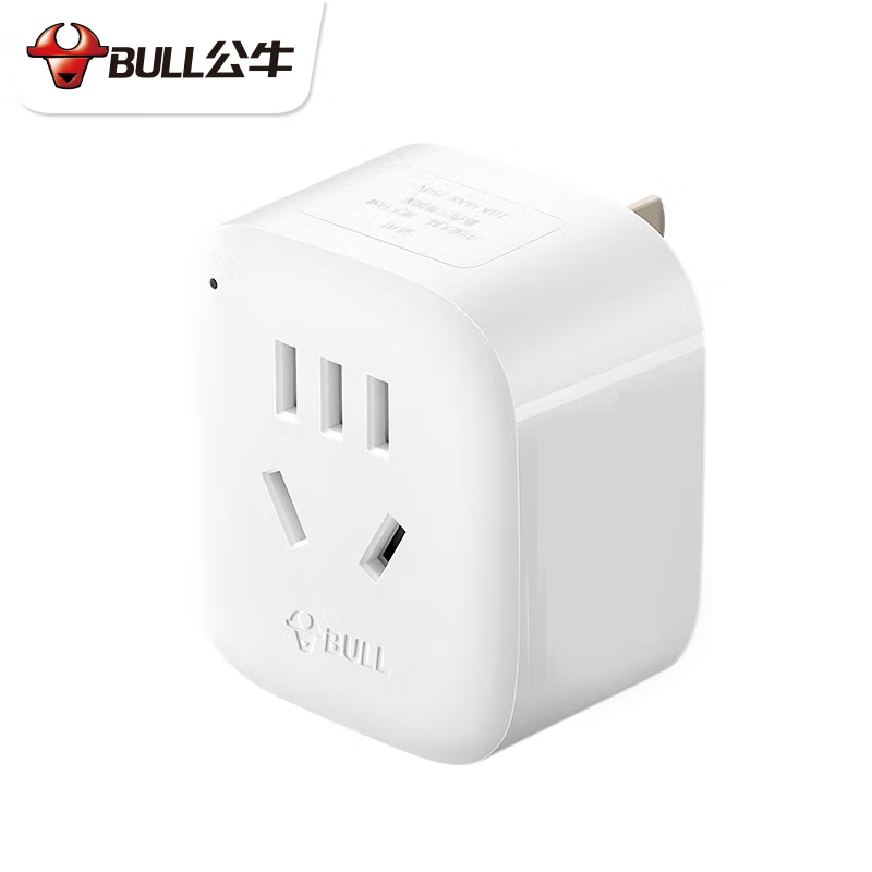 公牛（BULL） 旅行充电转换器插头转国内电器插座 L01(S)吸塑装国标转换器(3376/18.01)
