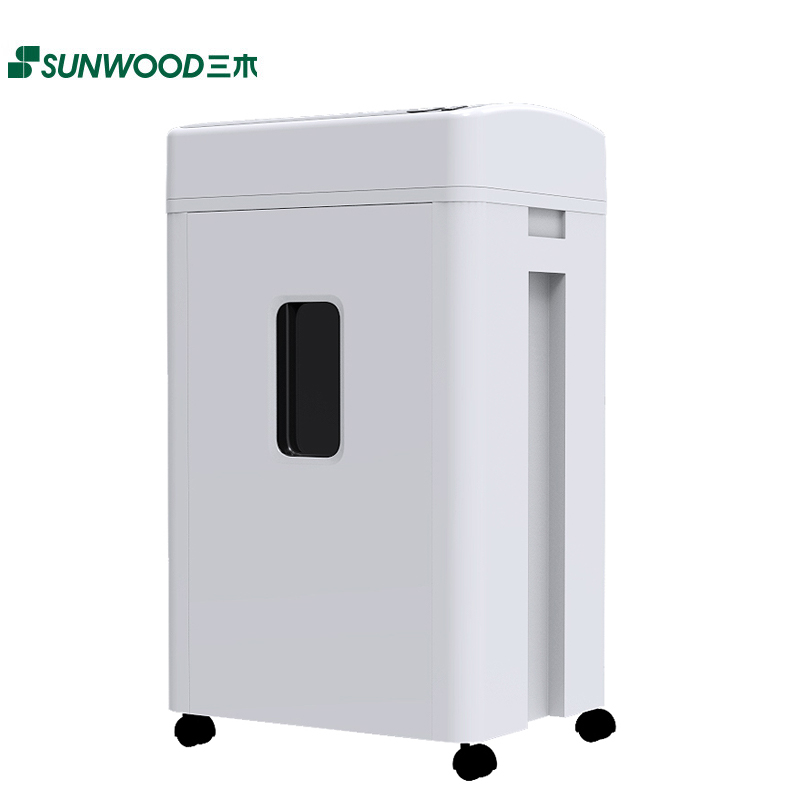 三木（SUNWOOD） 锰钢侠系列碎纸机4级保密 (单次18张持续45分钟30L可碎纸,光盘,卡,针)MSD9522