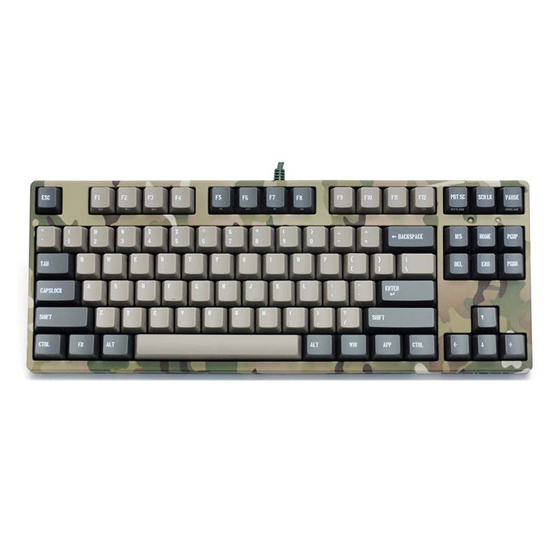 斐尔可（FILCO） FKBN87MRL/EMR2「87圣手二代」 机械键盘 迷彩色 灰键帽 红轴